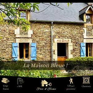 La Maison Bleue,authenticite, Nature, Simplicite, 2-5 Personnes, Sur Ferienhaus